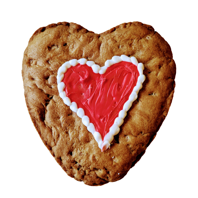 Heart Cookie Cake
